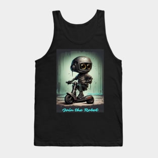 Skate Robot Tank Top